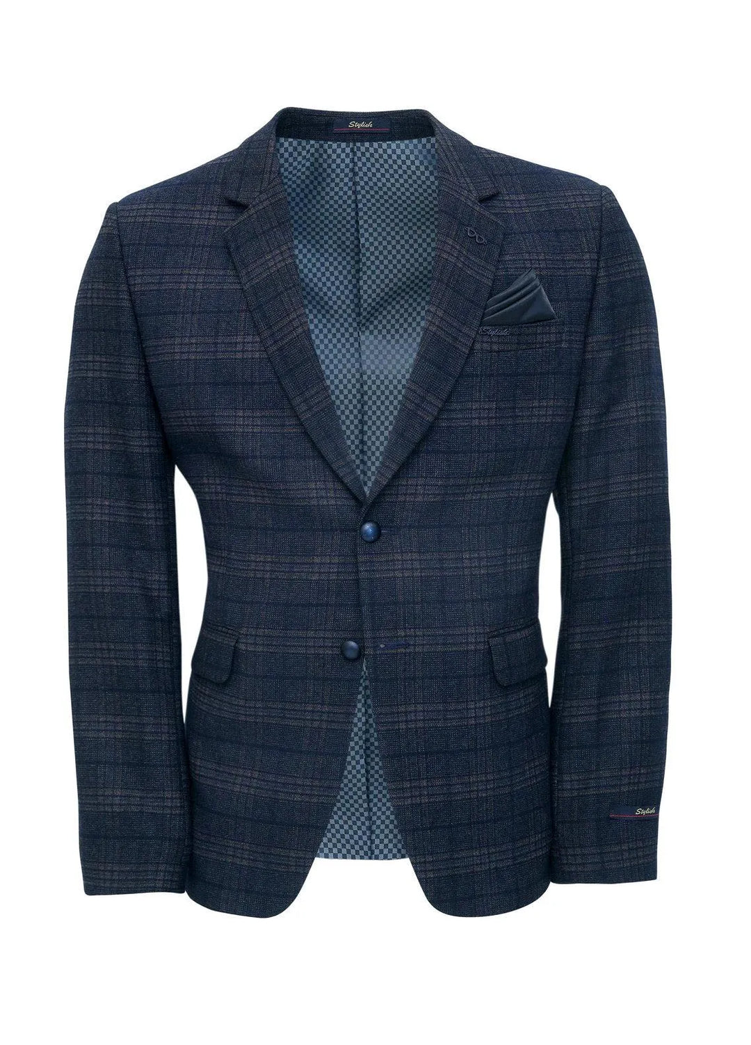 Stylish Garments Checkered Mens Coat - CC-16