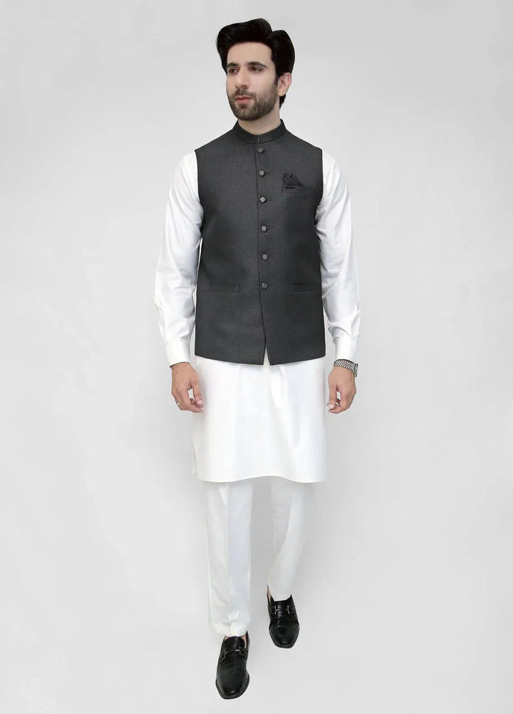 Stylish Garments Plain Mens Waistcoat - WO-2092
