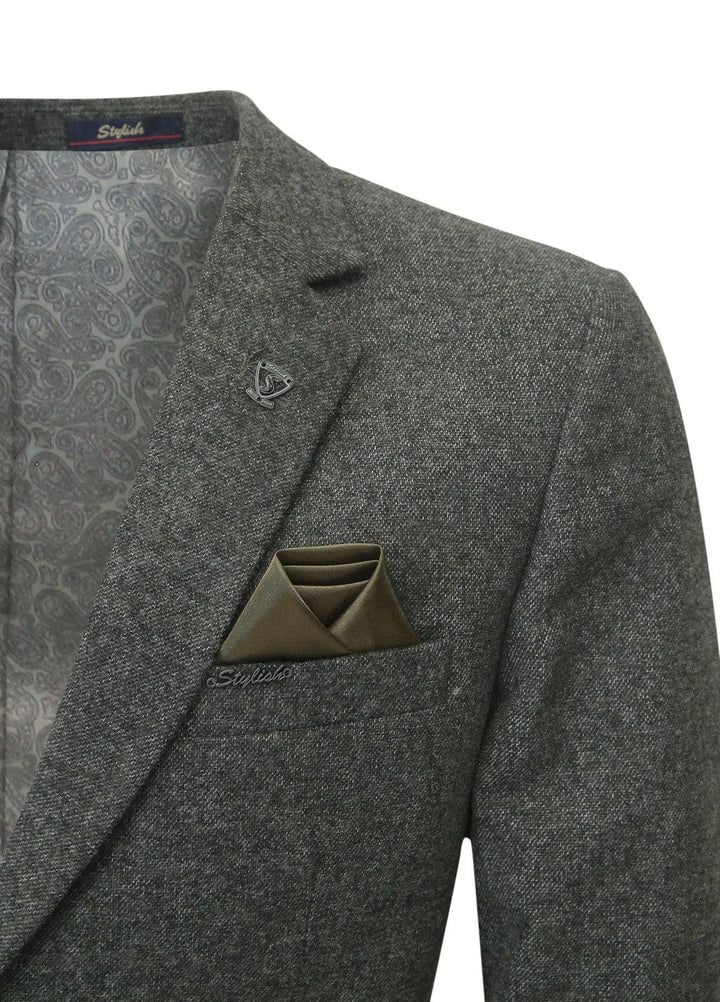 Stylish Garments Textured Mens Coat - CC-13