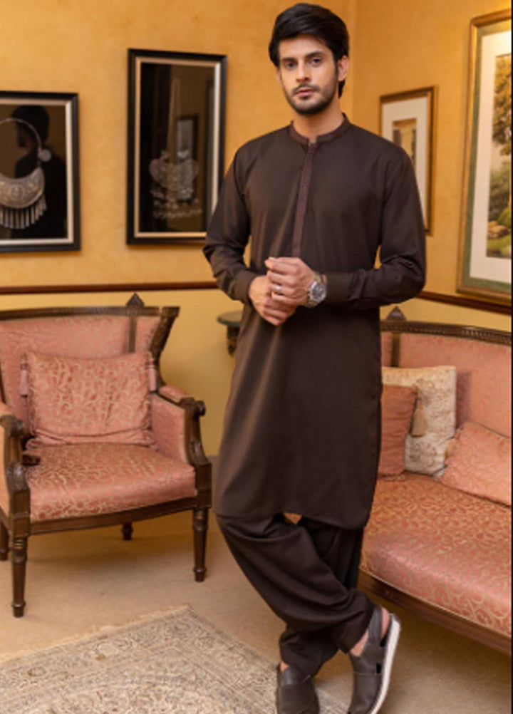 Stylish Wash N Wear Formal Kameez Shalwar for Men -  C-9521
