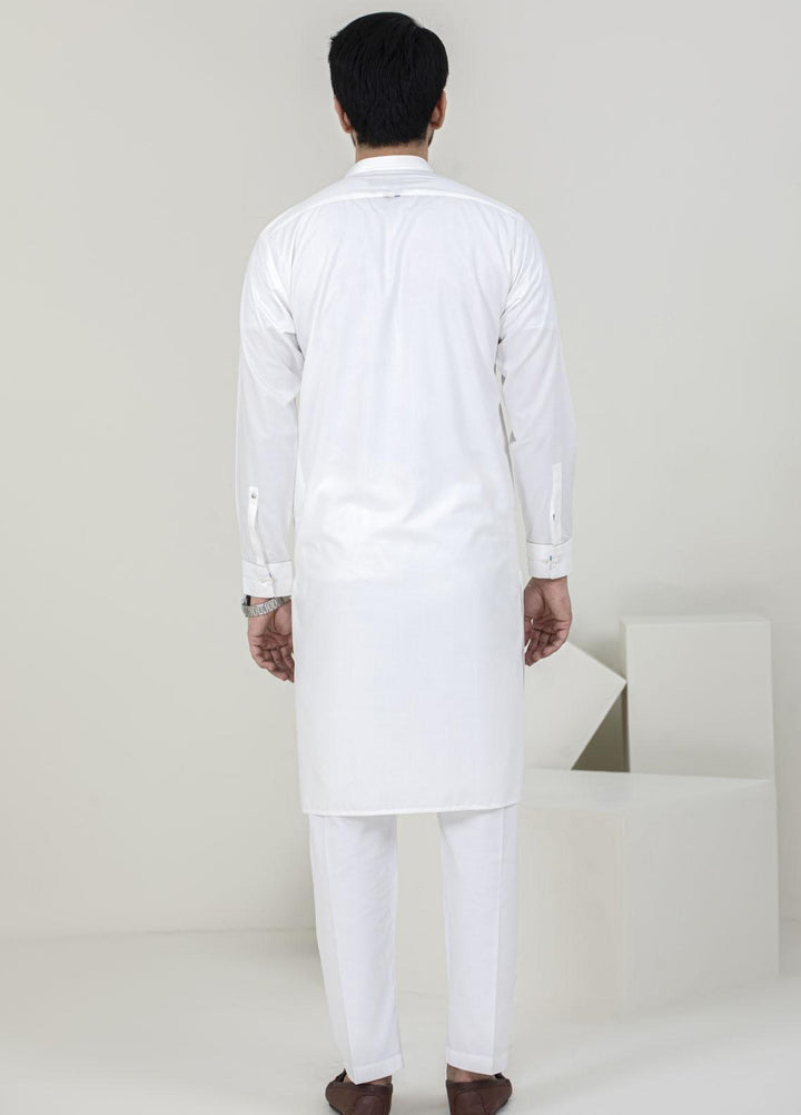 Stylish Wash N Wear Formal Kameez Shalwar for Men -  TF-1064 Off White