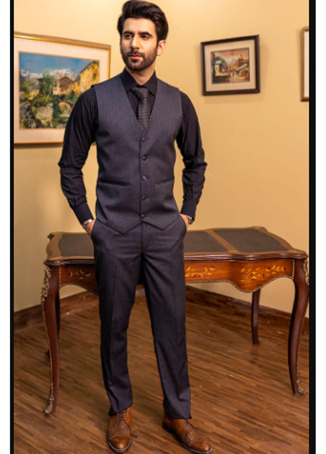 Stylish  Formal 3 Piece Coat Pent for Men -  2PS-03