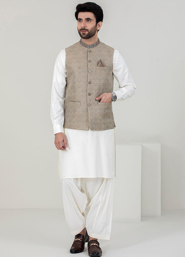 Stylish Missouri Formal 3 Piece for Men -  WS-131-555 Cream