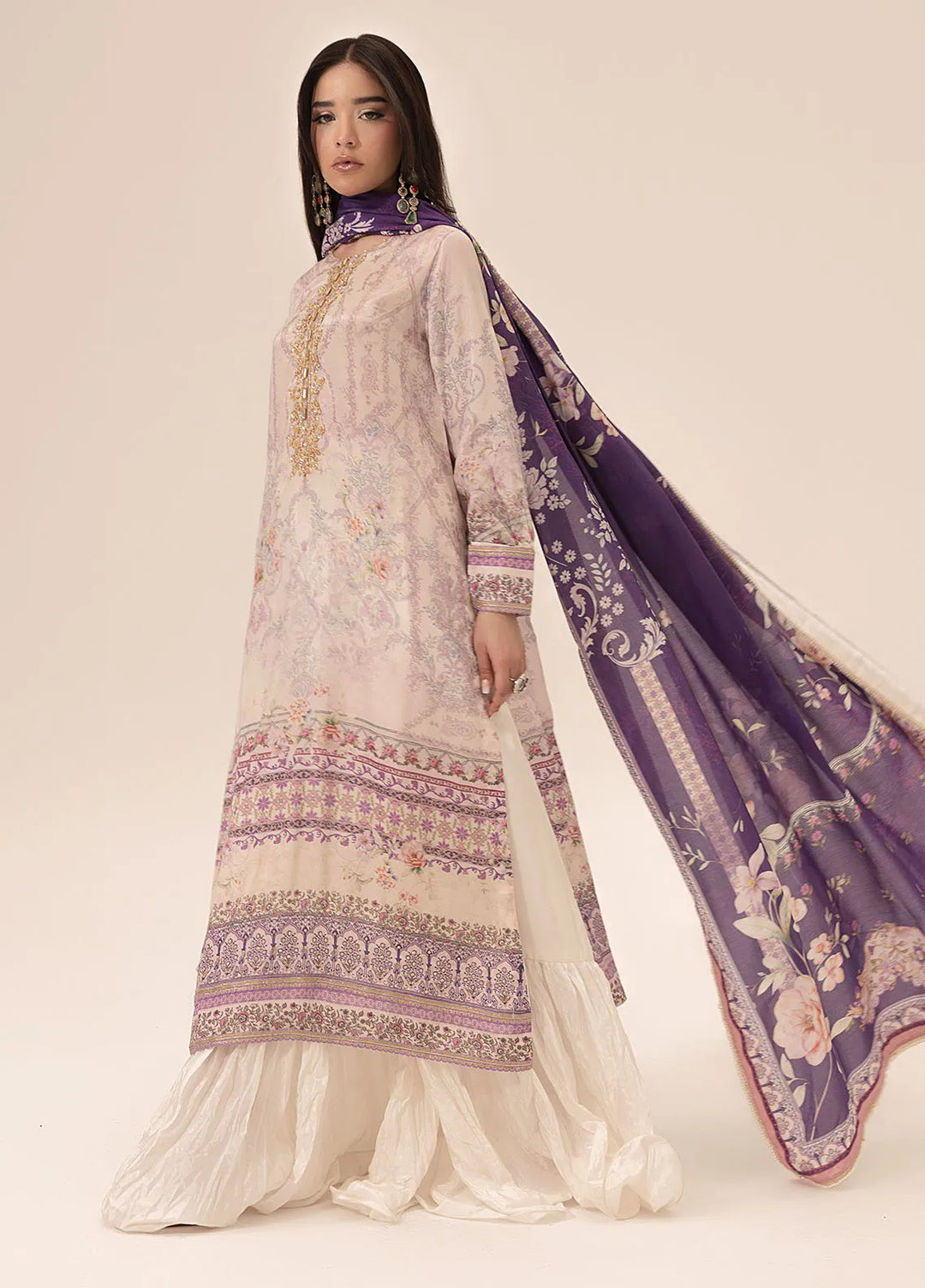 Suay by Sahane Handwork Silk Suits Unstitched 3 Piece SNE25S CT-15003 Kaia - Silk Collection