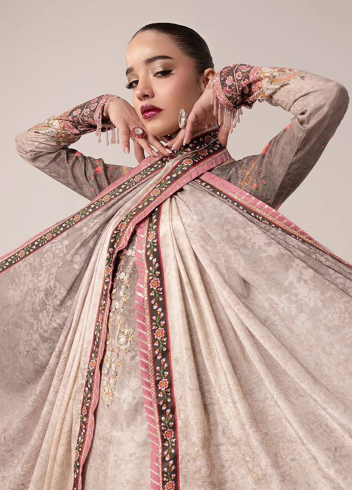 Suay by Sahane Handwork Silk Suits Unstitched 3 Piece SNE25S CT-15005 Zade - Silk Collection