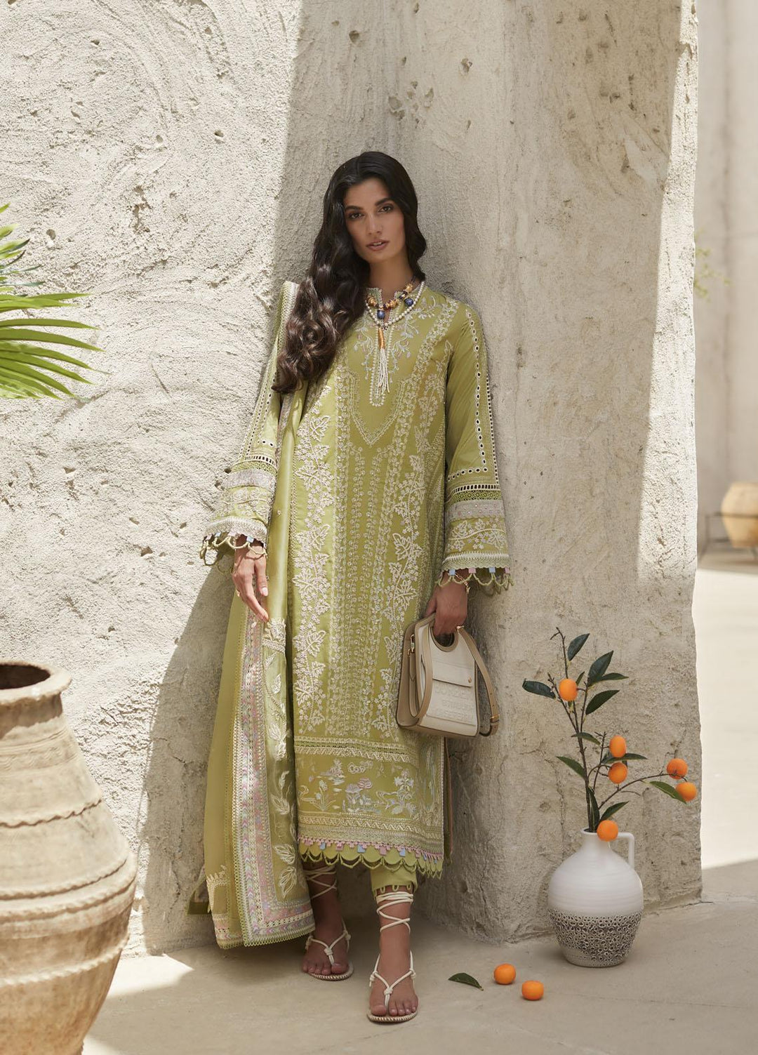 Suffuse by Sana Yasir Embroidered Lawn Suits Unstitched 3 Piece SSY22F Lara - Festive Collection