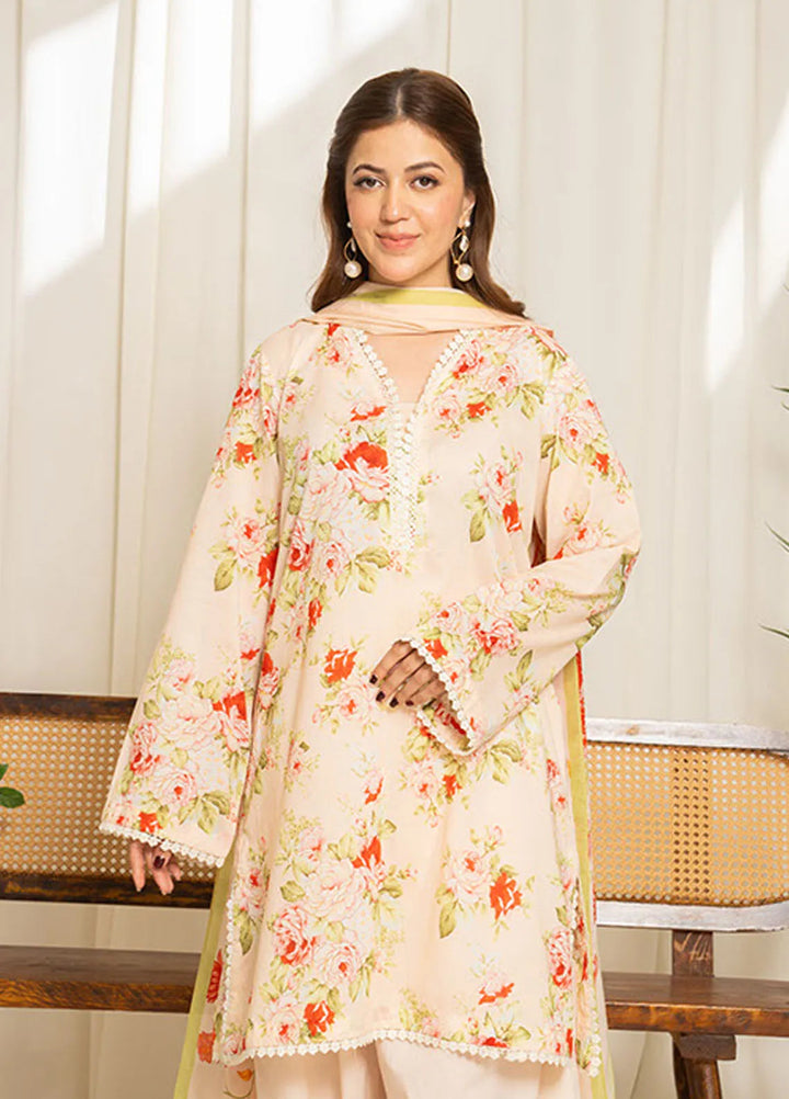 Sule by Coco Zara Shahjahan Printed Lawn Unstitched Suits 3 Piece CZS25SL D-04 - Summer Collection