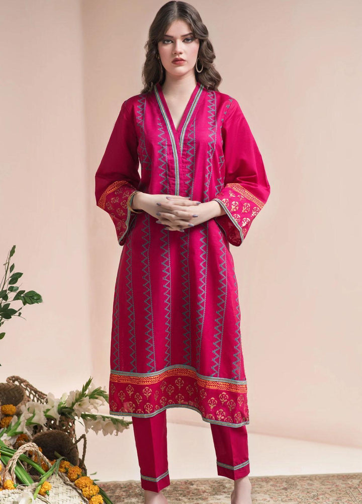 Sultanam Casual Pret  Cotton 2 Piece Dress SUL23RTW Kandahani