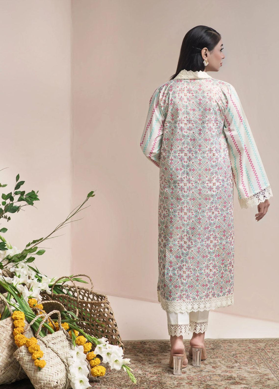 Sultanam Casual Pret  Cotton 2 Piece Dress SUL23RTW Dilras