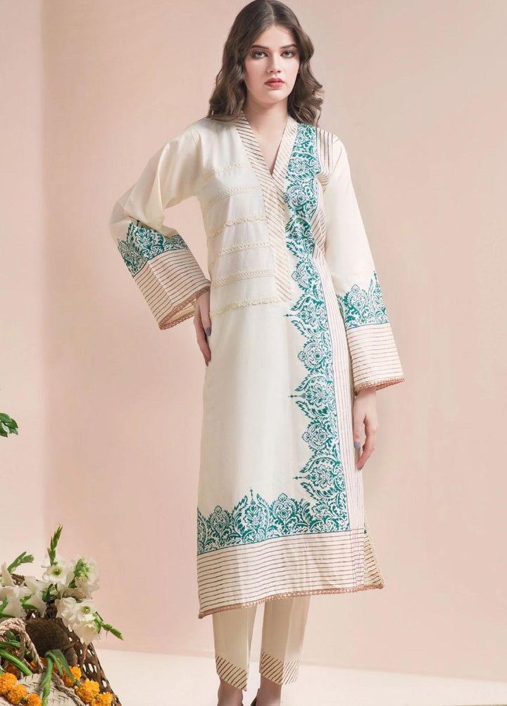 Sultanam Casual Pret  Cotton 2 Piece Dress SUL23RTW Qutak