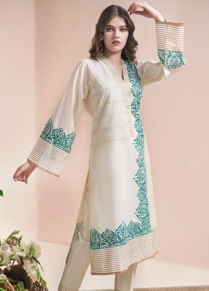 Sultanam Casual Pret  Cotton 2 Piece Dress SUL23RTW Qutak