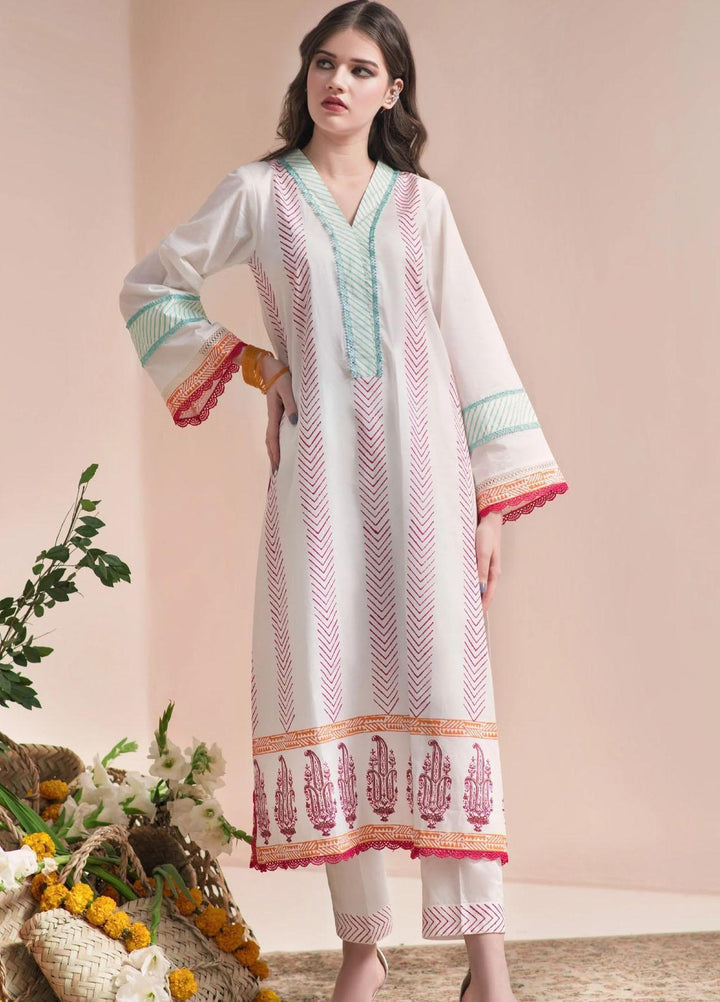 Sultanam Casual Pret  Cotton 2 Piece Dress SUL23RTW Qudsia