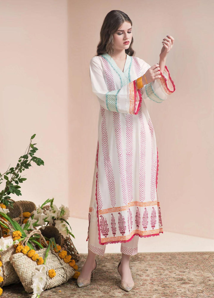 Sultanam Casual Pret  Cotton 2 Piece Dress SUL23RTW Qudsia