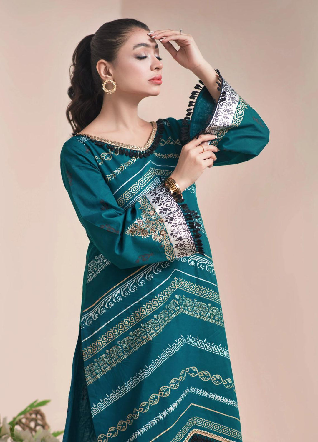 Sultanam Casual Pret  Cotton 2 Piece Dress SUL23RTW Salima