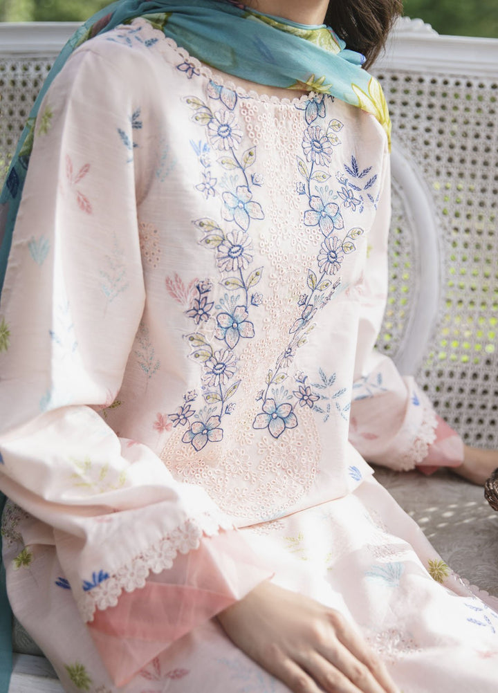 Summer Breez By Humdum Printed Lawn Suits Unstitched 3 Piece HD25SB D-07 - Summer Collection