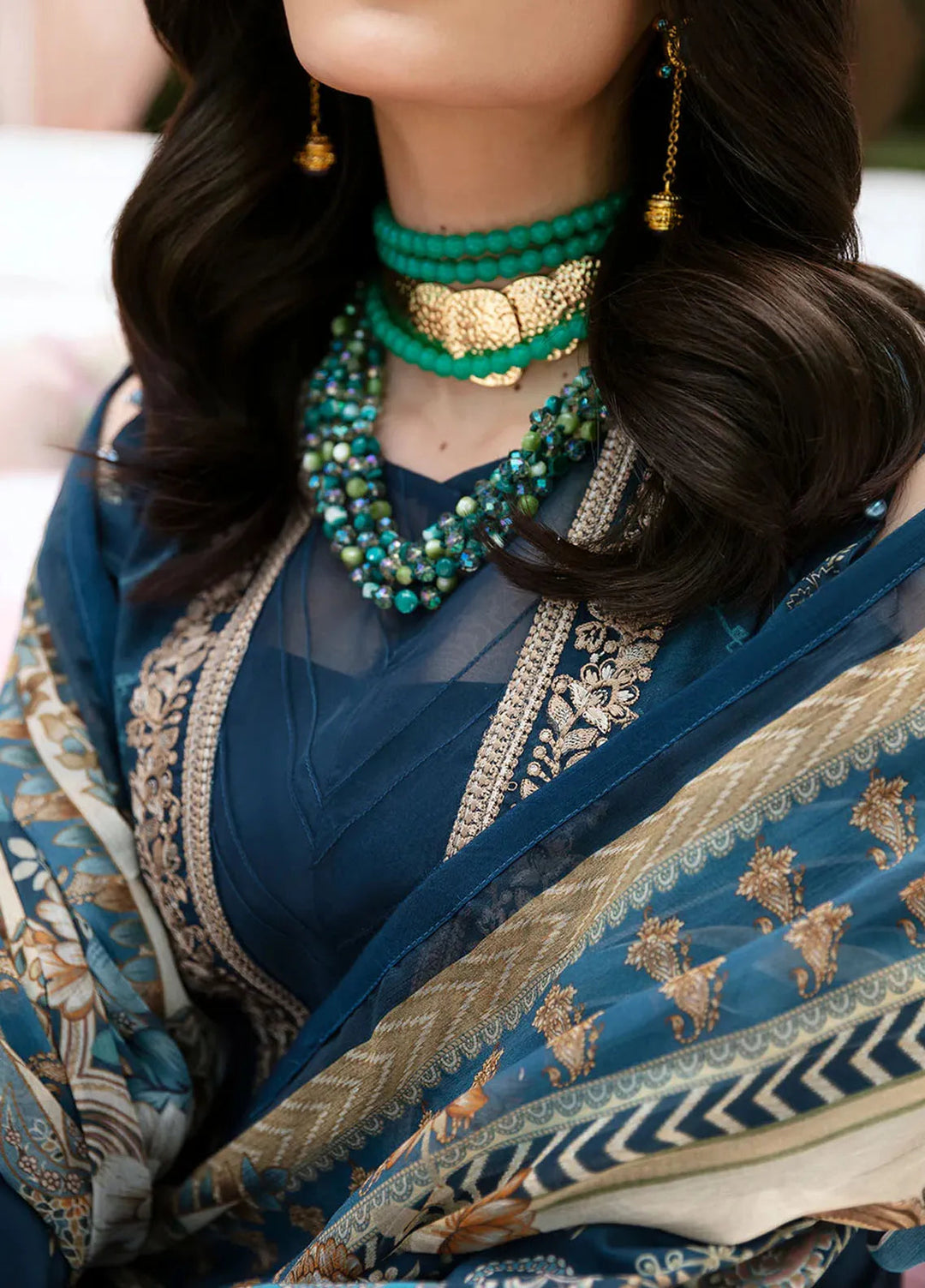 Summer Glow by Gulaal Embroidered Lawn Suit Unstitched 3 Piece GL24SG D-01 Sylviya - Summer Collection