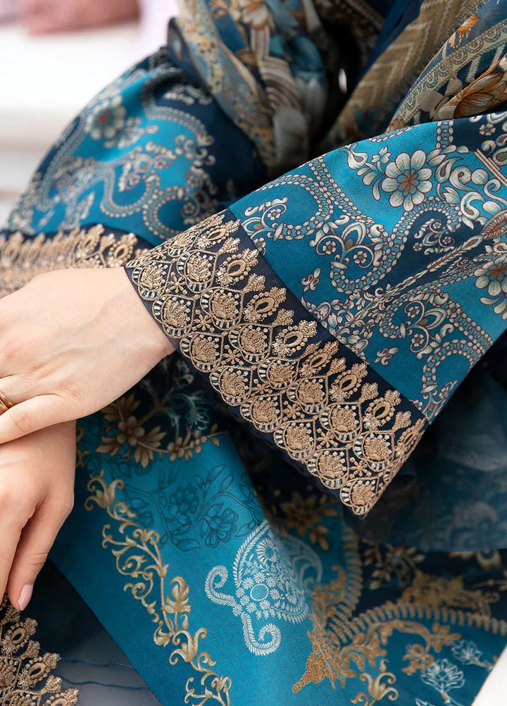 Summer Glow by Gulaal Embroidered Lawn Suit Unstitched 3 Piece GL24SG D-01 Sylviya - Summer Collection