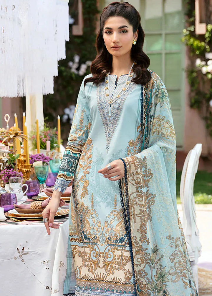 Summer Glow by Gulaal Embroidered Lawn Suit Unstitched 3 Piece GL24SG D-02 Amayrah - Summer Collection