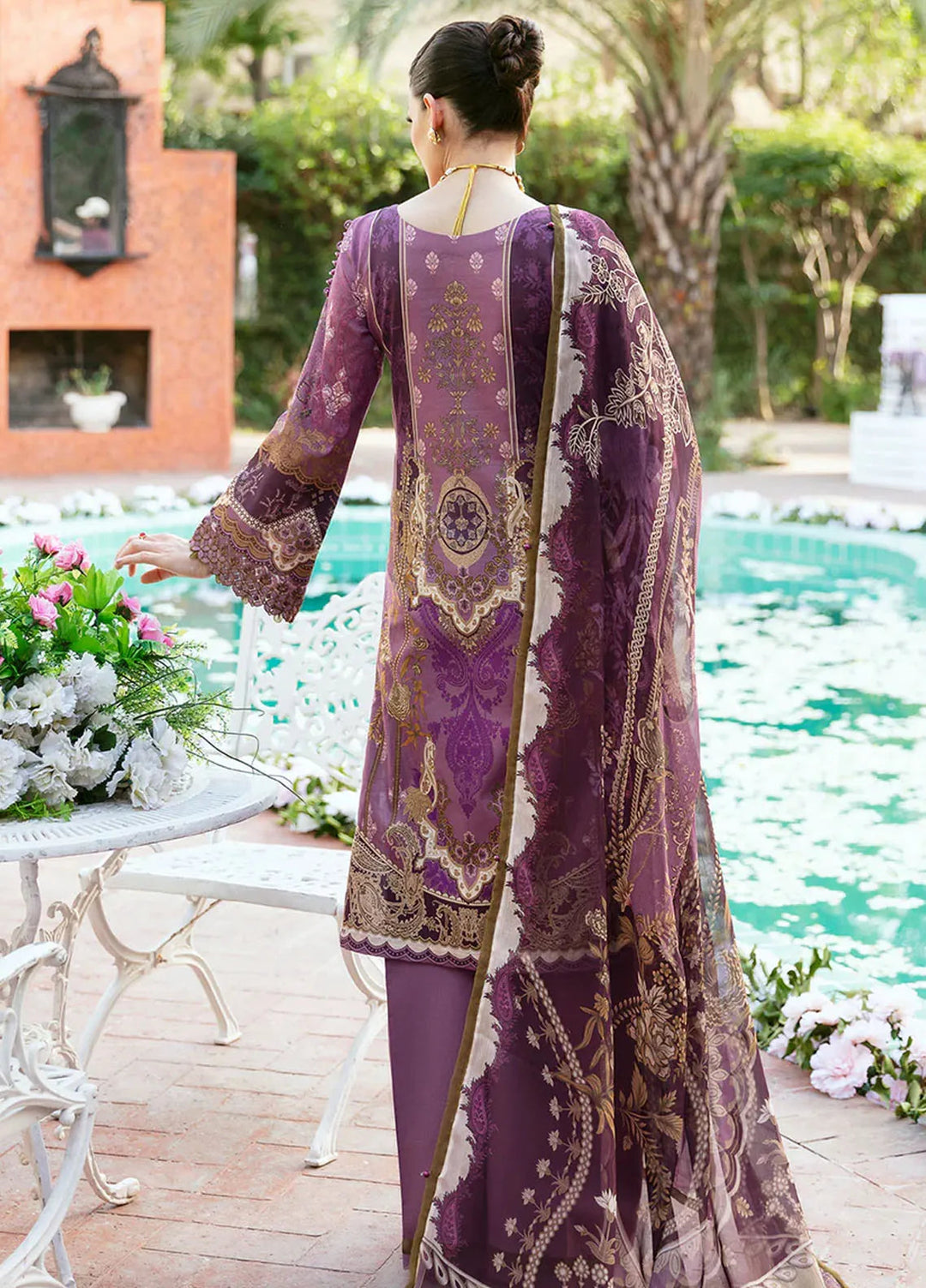 Summer Glow by Gulaal Embroidered Lawn Suit Unstitched 3 Piece GL24SG D-03 Esmeray - Summer Collection