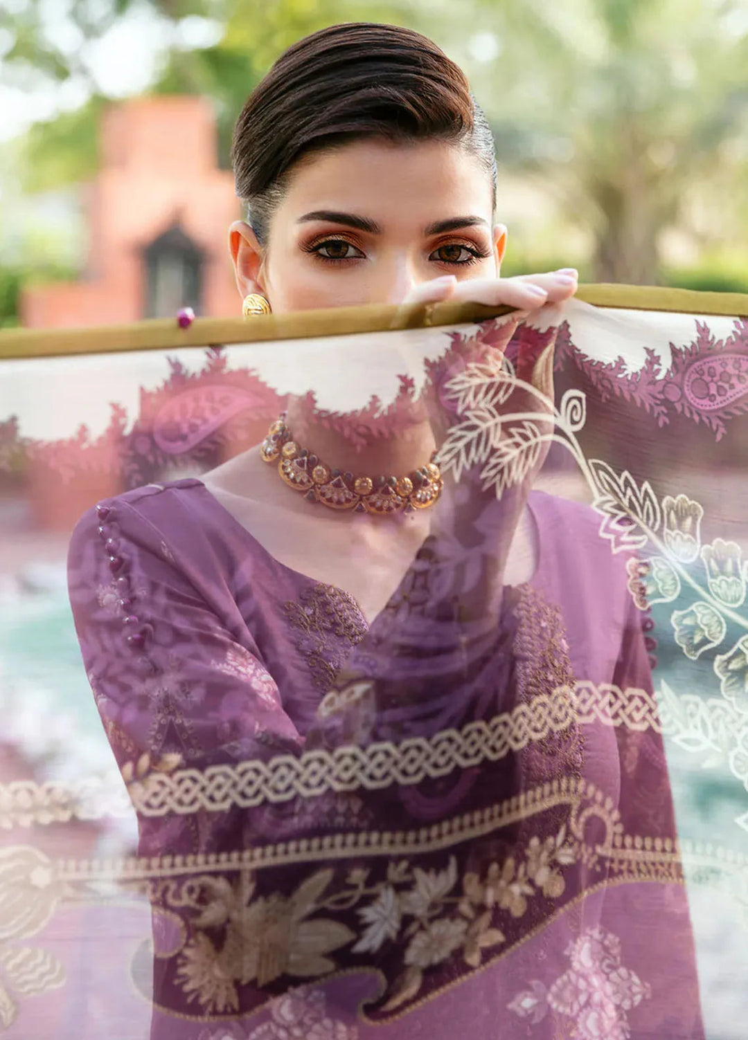 Summer Glow by Gulaal Embroidered Lawn Suit Unstitched 3 Piece GL24SG D-03 Esmeray - Summer Collection