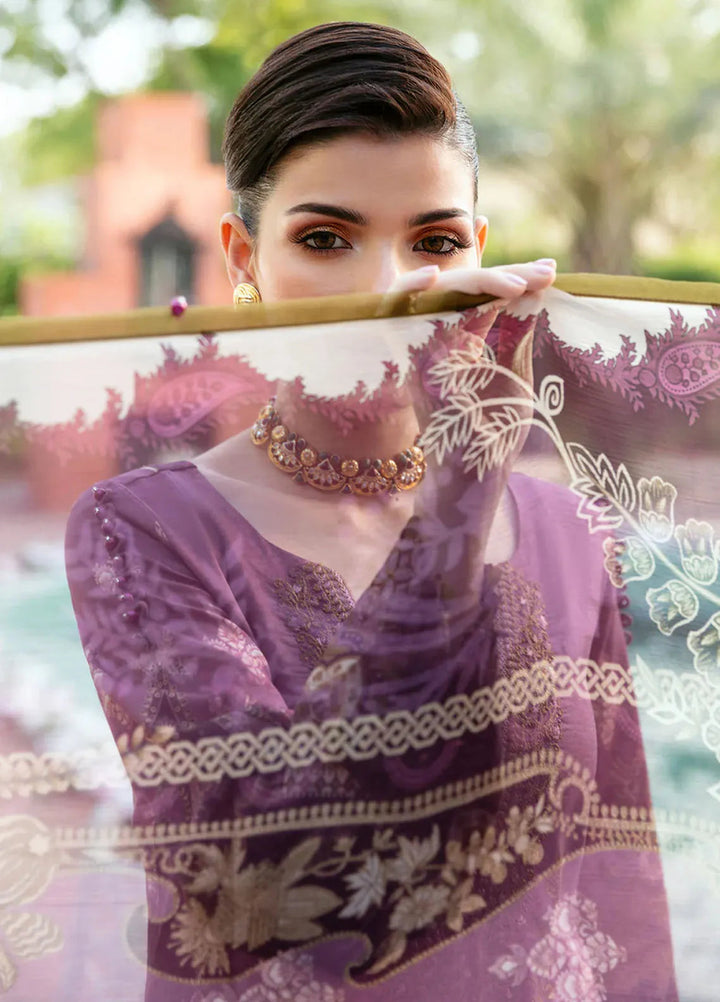 Summer Glow by Gulaal Embroidered Lawn Suit Unstitched 3 Piece GL24SG D-03 Esmeray - Summer Collection