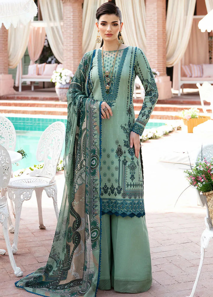 Summer Glow by Gulaal Embroidered Lawn Suit Unstitched 3 Piece GL24SG D-05 Anadiya - Summer Collection
