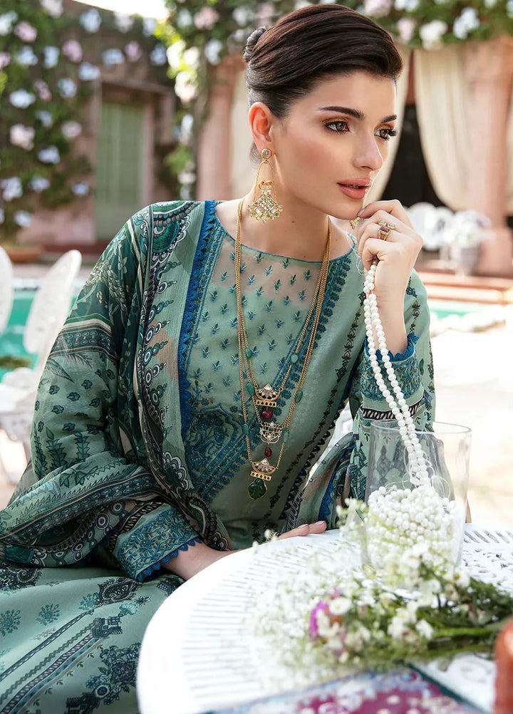 Summer Glow by Gulaal Embroidered Lawn Suit Unstitched 3 Piece GL24SG D-05 Anadiya - Summer Collection