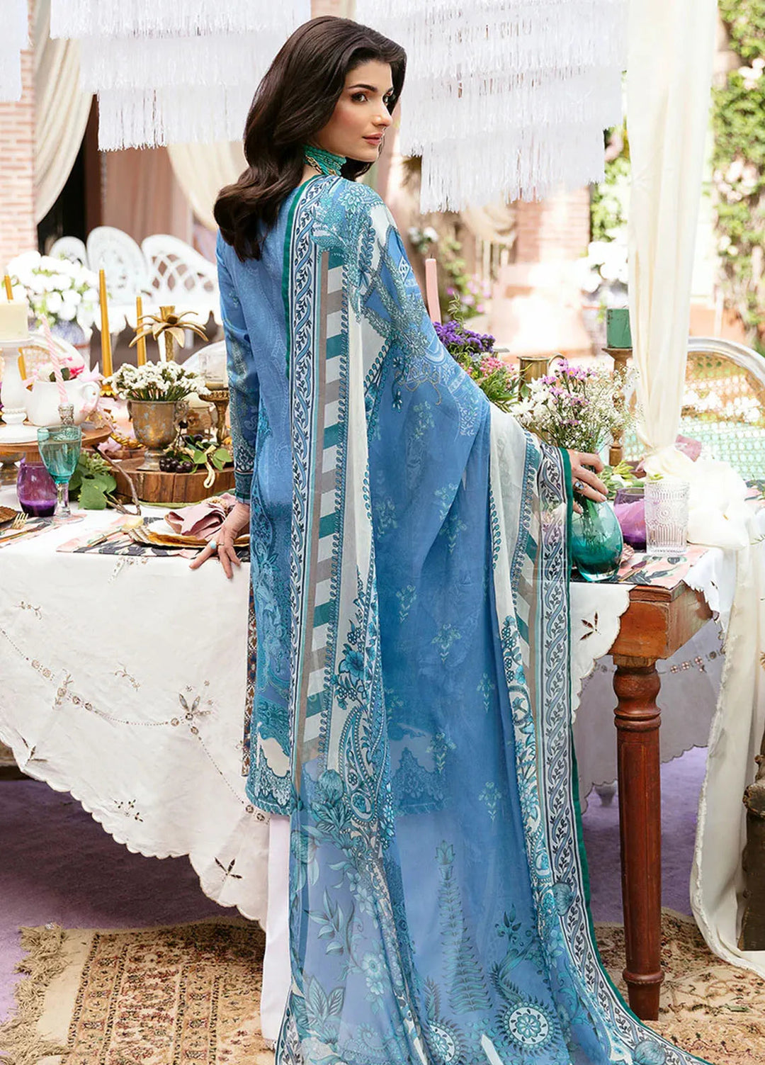 Summer Glow by Gulaal Embroidered Lawn Suit Unstitched 3 Piece GL24SG D-07 Elaine - Summer Collection