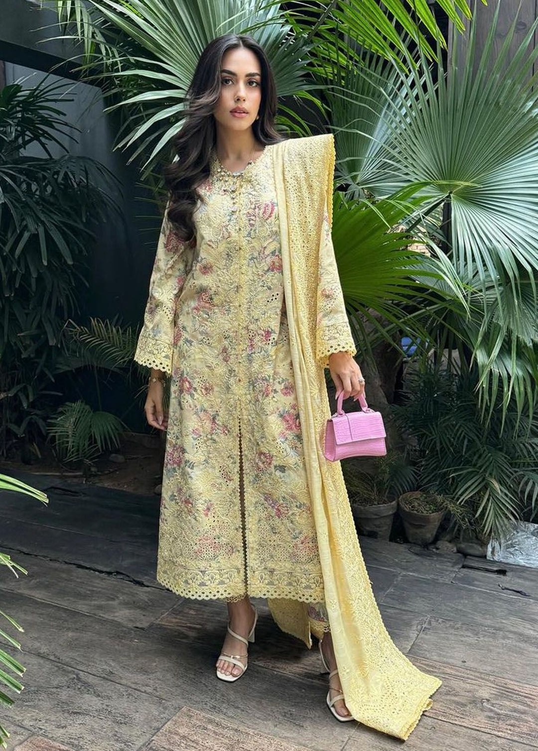 Summer Together by Afrozeh Embroidered Lawn Suit Unstitched 3 Piece AF24ST Aspen - Summer Collection