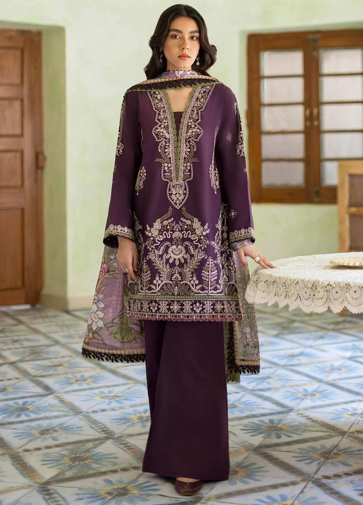 Sunehray Din By Seran Embroidered Lawn Suits Unstitched 3 Piece SRN23SD D-04 Raniya - Festive Collection