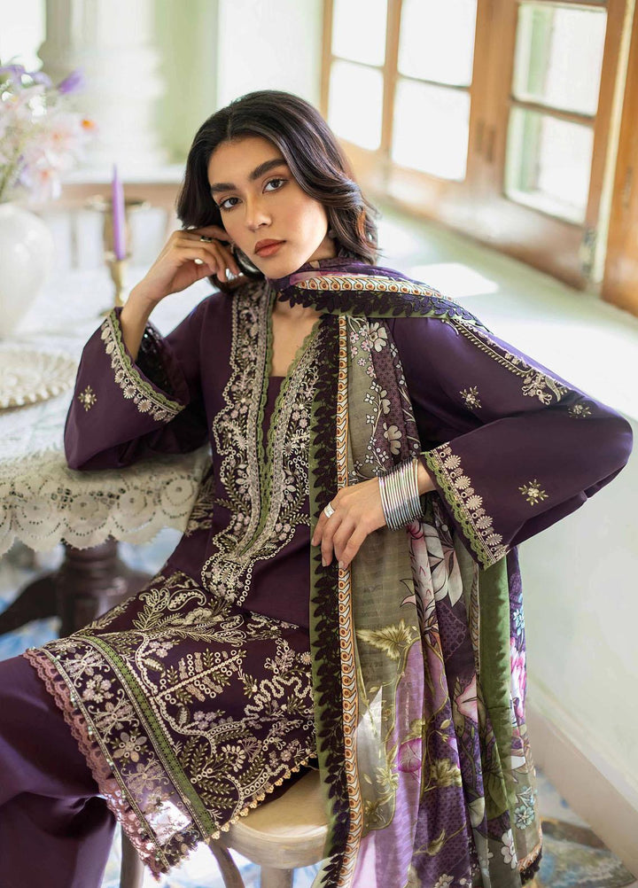 Sunehray Din By Seran Embroidered Lawn Suits Unstitched 3 Piece SRN23SD D-04 Raniya - Festive Collection