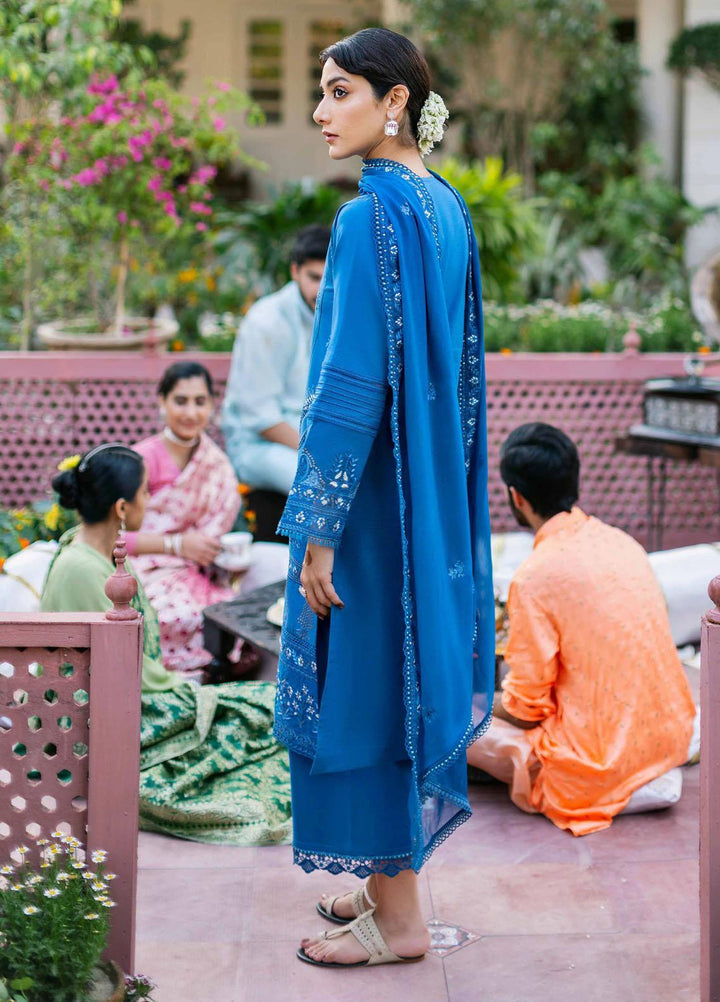 Sunehray Din By Seran Embroidered Lawn Suits Unstitched 3 Piece SRN23SD D-08 Rangoon - Festive Collection