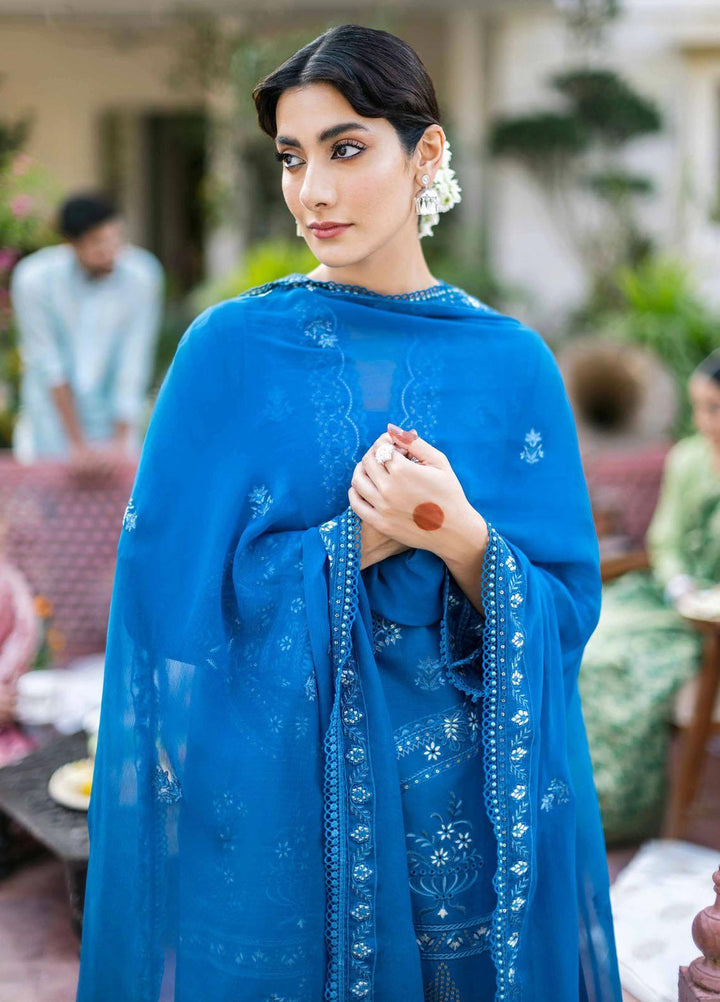 Sunehray Din By Seran Embroidered Lawn Suits Unstitched 3 Piece SRN23SD D-08 Rangoon - Festive Collection