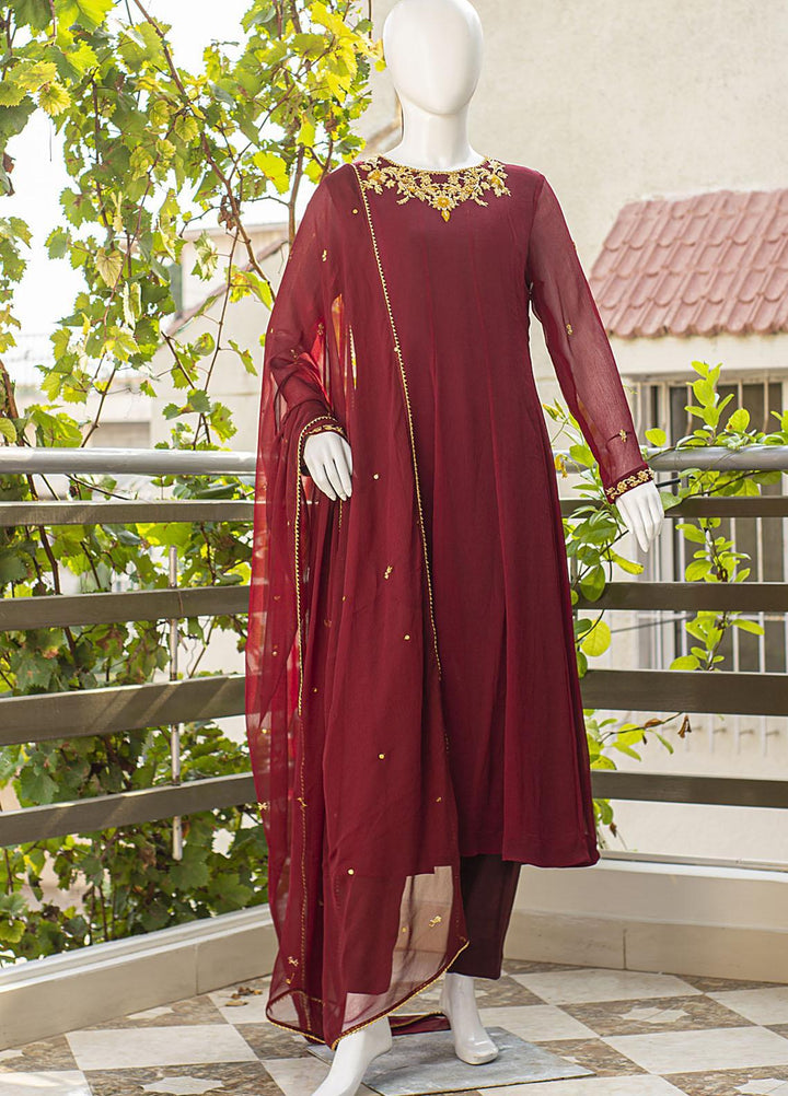 Zebaqi Pret Luxury Organza 3 Piece ZBQ21SL Qalb