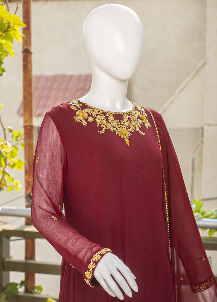 Zebaqi Pret Luxury Organza 3 Piece ZBQ21SL Qalb