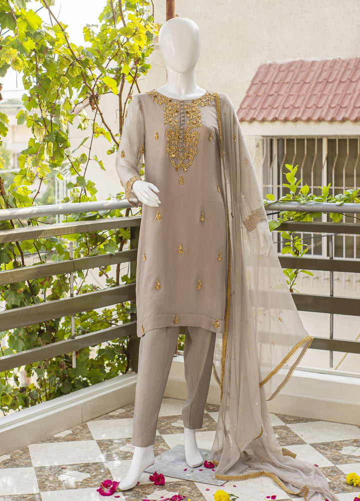 Zebaqi Pret Luxury Organza 3 Piece ZBQ21SL Qamar