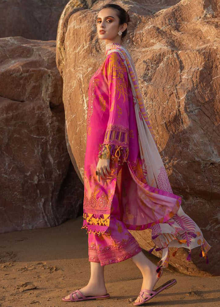 Sunshine By Charizma Embroidered Lawn Suit Unstitched 3 Piece CRZ24SL SN4-02 - Summer Collection