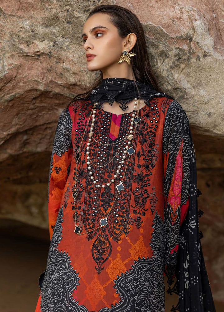 Sunshine By Charizma Embroidered Lawn Suit Unstitched 3 Piece CRZ24SL SN4-07 - Summer Collection