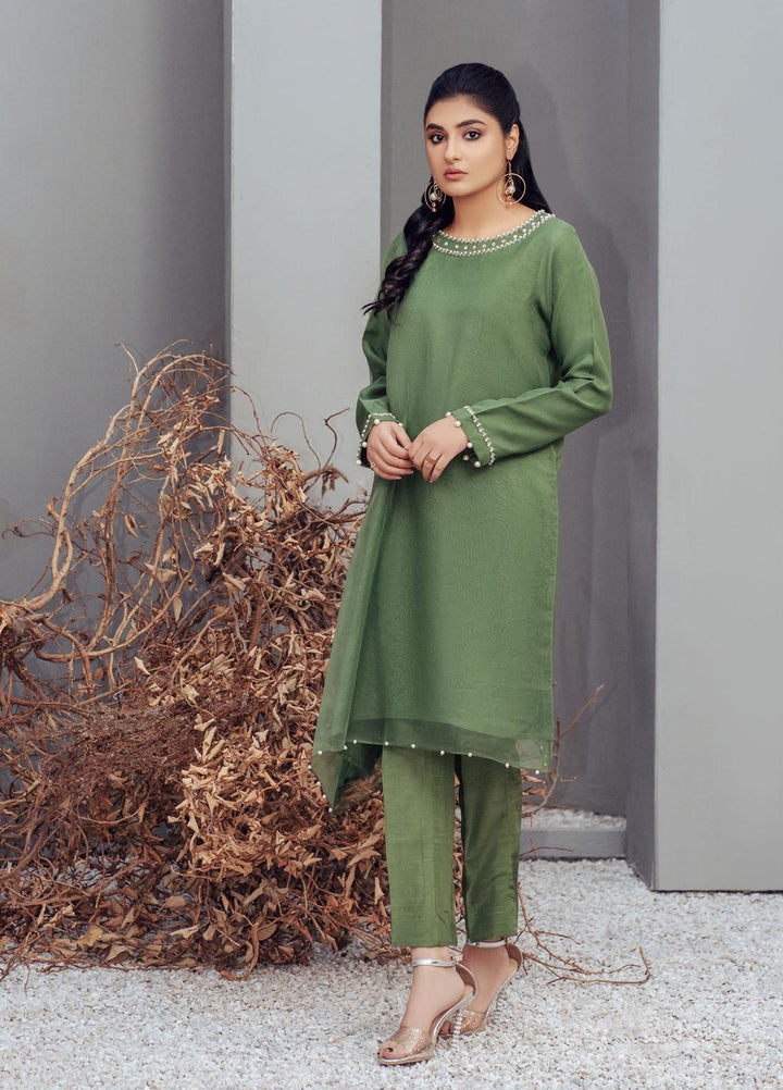 Surmai Luxury Pret  2 Organza Piece Dress SUR22EF SLP05 MEERAL