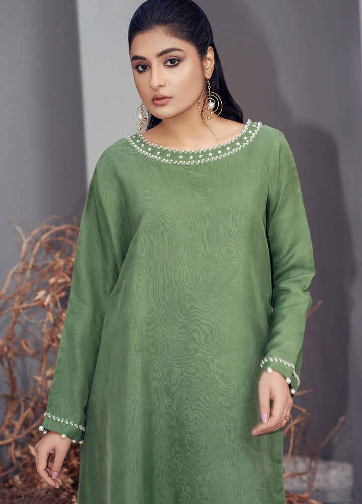 Surmai Luxury Pret  2 Organza Piece Dress SUR22EF SLP05 MEERAL