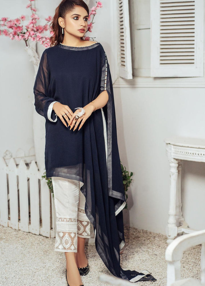 Surmai Luxury Pret   3 Piece Dress SUR22EF SLP11 BLUE WAVE