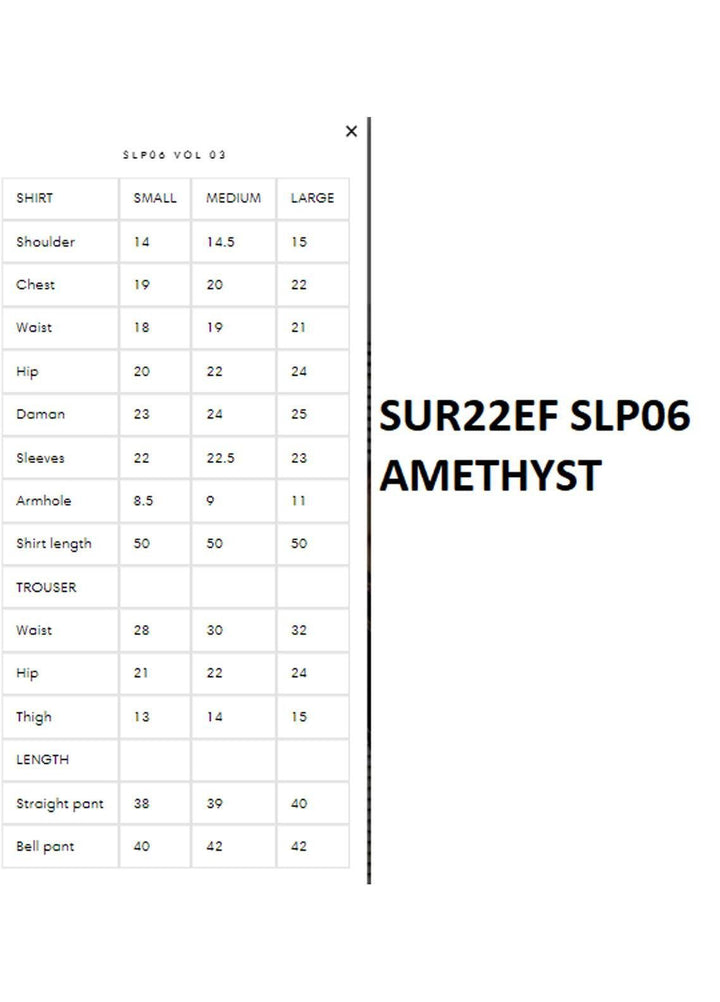 Surmai Luxury Pret   2 Piece Dress SUR22EF SLP06 AMETHYST