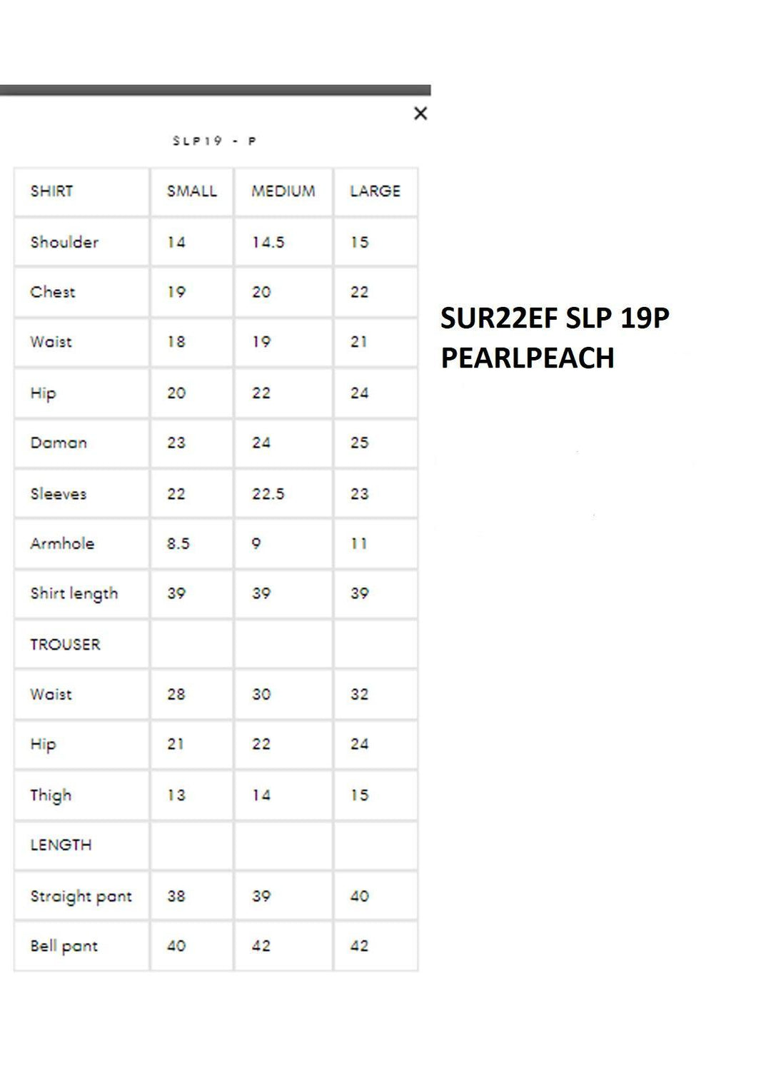 Surmai Luxury Pret  3 Organza Piece Dress SUR22EF SLP 19P PEARLPEACH