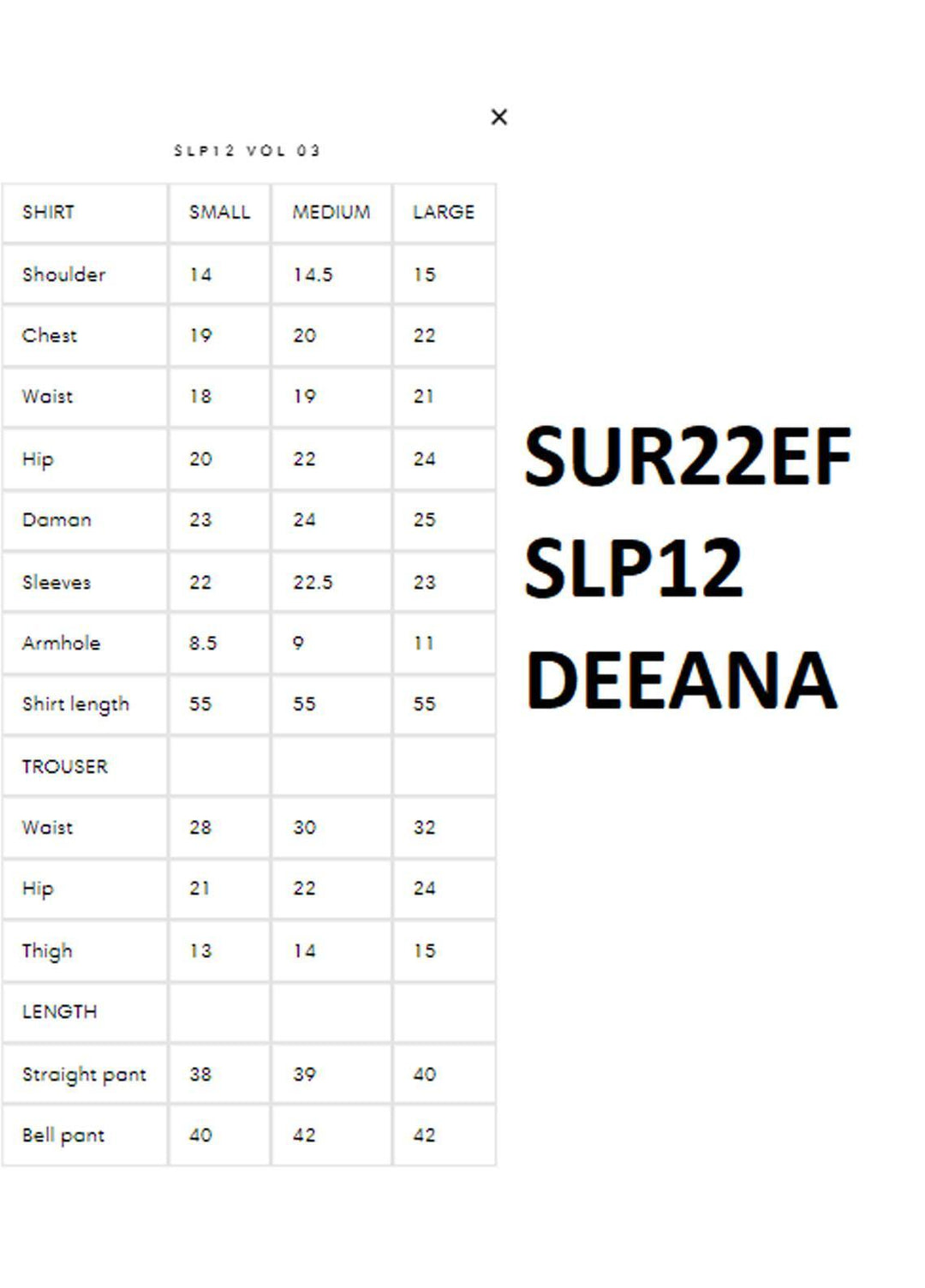 Surmai Luxury Pret   3 Piece Dress SUR22EF SLP12 DEEANA