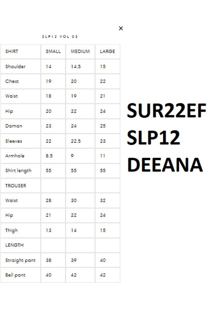 Surmai Luxury Pret   3 Piece Dress SUR22EF SLP12 DEEANA