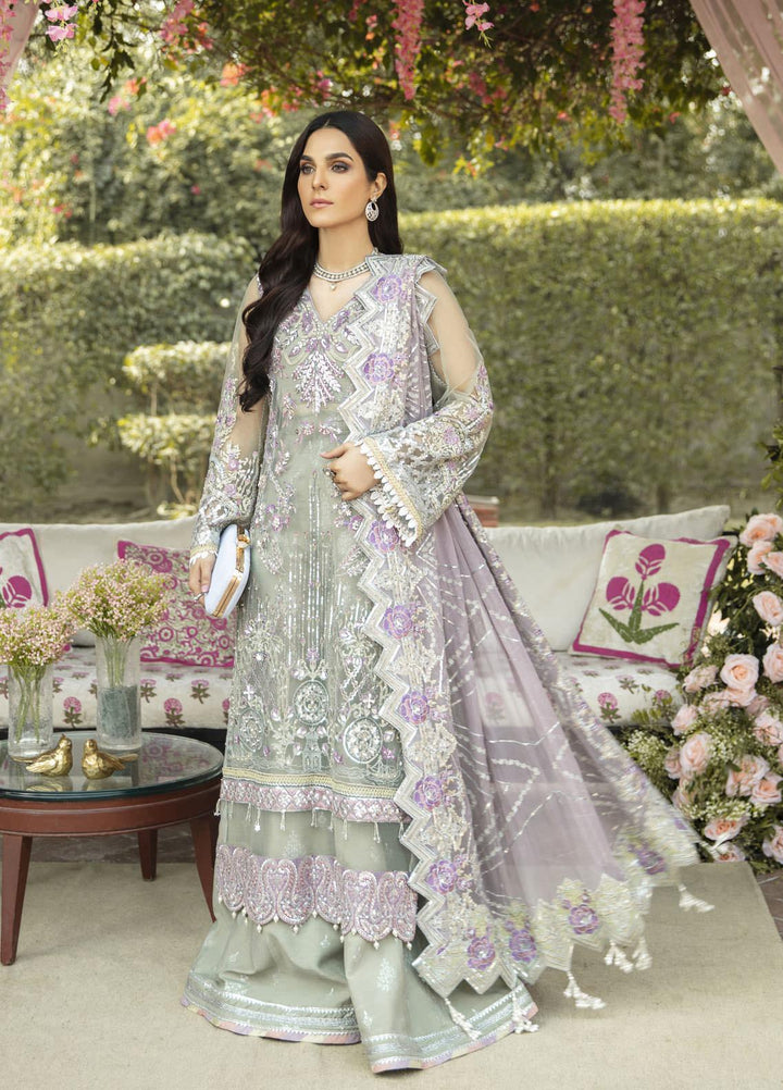 Surmaya By Avyana Embroidered Net Suits Unstitched 4 Piece Ghazal - Wedding Formal Collection