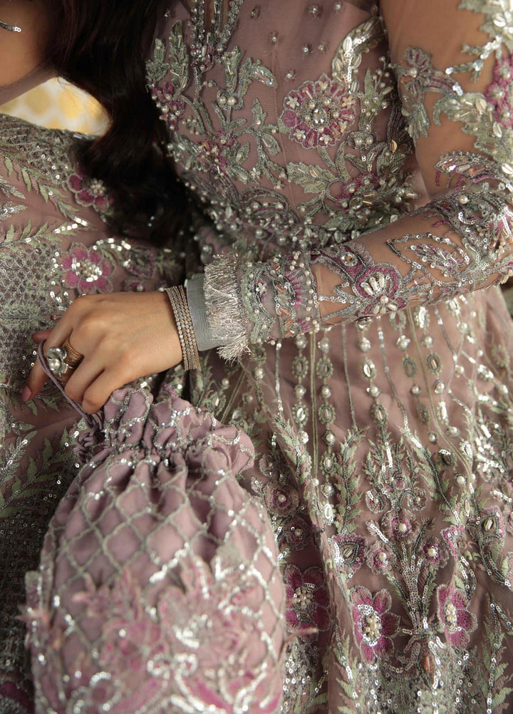 Surmaya By Avyana Embroidered Net Suits Unstitched 4 Piece Khawabdeeda - Wedding Formal Collection