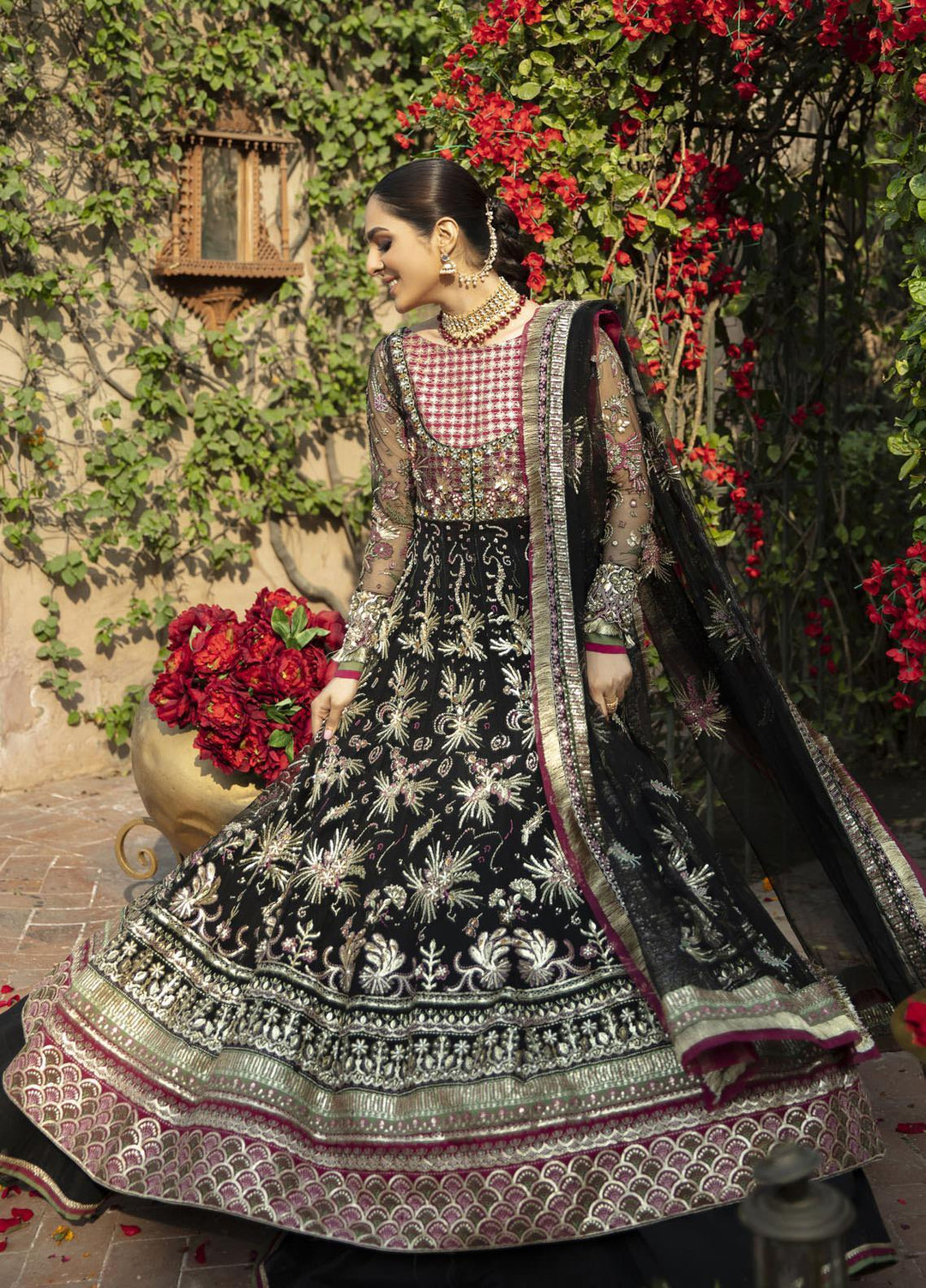 Surmaya By Avyana Embroidered Net Suits Unstitched 4 Piece Shabab - Wedding Formal Collection