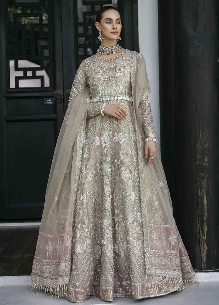 Surmaya By Avyana Embroidered Net Suits Unstitched 4 Piece AV23S AS-03 Nora - Wedding Collection