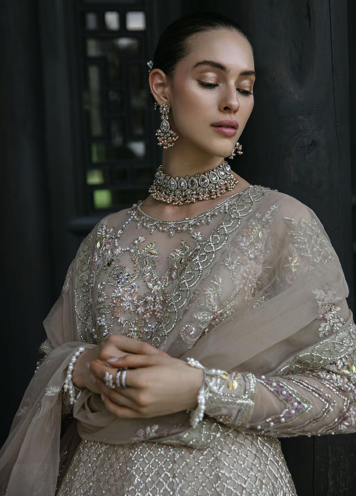 Surmaya By Avyana Embroidered Net Suits Unstitched 4 Piece AV23S AS-03 Nora - Wedding Collection